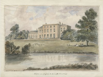 Milford Huis: aquarel schilderij, 1848 door Unbekannt