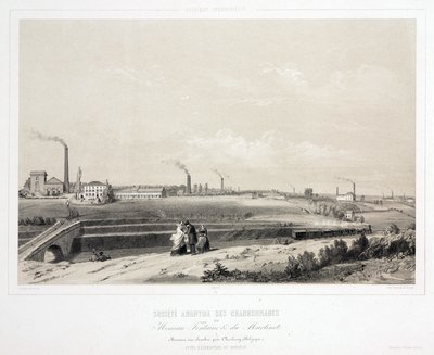 Mijnbouw, steenkool Monceau Fontaine & du Martinet Coalmining Ltd, België door Unbekannt