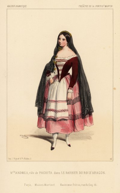 Miss Andrea en Paghita in Le Barbier du Roi d