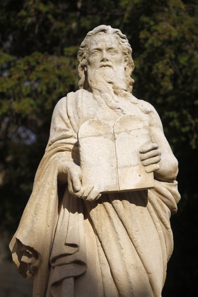 Mozes standbeeld in Salon-de-Provence, Salon de Provence, Frankrijk door Unbekannt