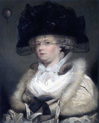 Mrs Sage, de eerste Engelse ballonvaarder door Unbekannt