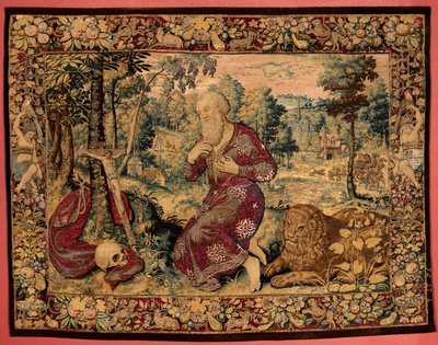 Museumcollecties. Vlaams wandtapijt. Sint-Hieronymus. door Alec Hunter
