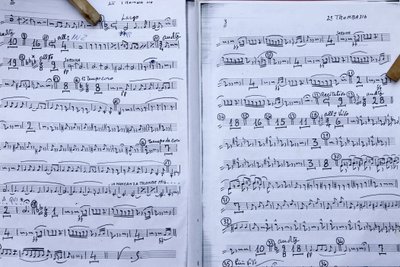 Muziekpartituur, Montesano, Italië door Unbekannt