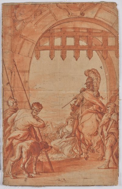 Mythologische scène () door Unbekannter Künstler