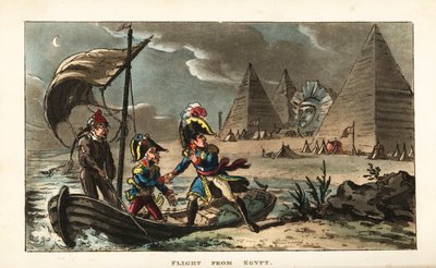 Napoleon Bonaparte verlaat het Revolutionaire Leger in Egypte door Unbekannter Künstler