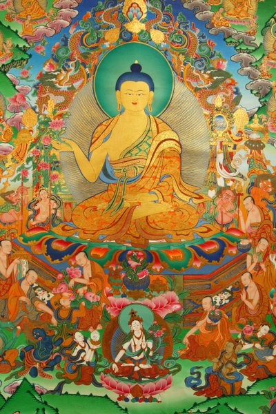 Nepalese tangka Parijs Frankrijk door Unbekannt