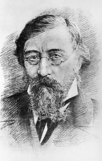 Nikolai G. Chernyshevsky (1828 - 1889), uit een gravure. door Unbekannt