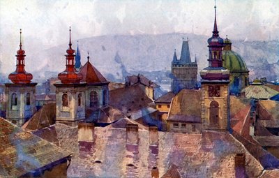 Oude Stad (Staré Město), Praag door Unbekannter Künstler
