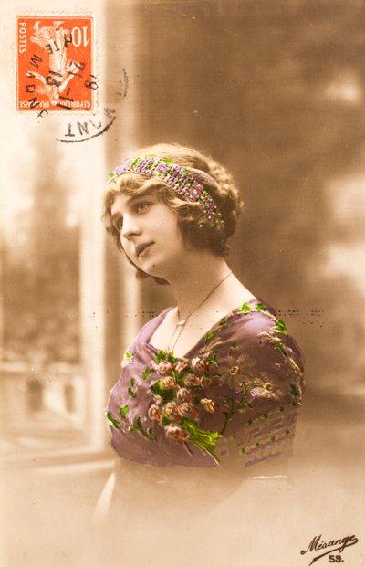 Vrouw Belle Époque door William M. Timlin