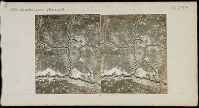 Oude loopgraven bij Blairville, Frankrijk, ca. 1917-1918 door Unbekannt