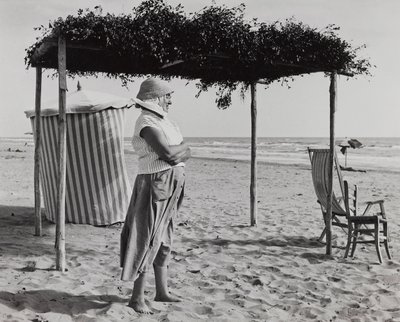 Op het strand door Unbekannt