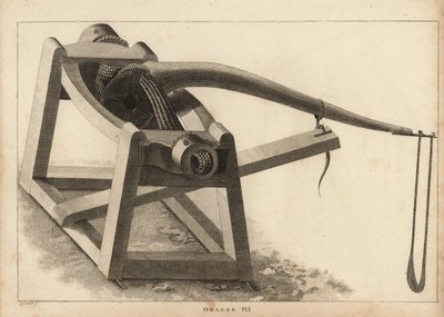 Onager, een soort katapult om stenen te werpen door Unbekannt
