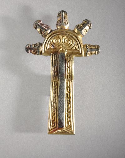 Paar Fibulae, Alemannisch, 500-600 door Unbekannt