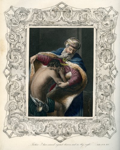 Parabel van de verloren zoon - Bijbel, Nieuwe Testament door Unbekannter Künstler