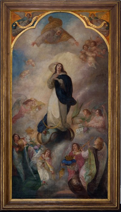 Parochiekerk (Sint-Juliaanskerk). Interieur. Onbevlekte Ontvangenis. door Unbekannter Künstler