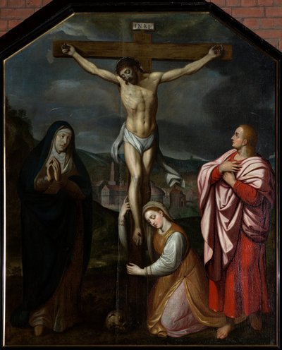 Parochiekerk (Parochiekerk Sint-Martinus). Schilderij. De kruising. 17e eeuw. door Unbekannter Künstler