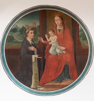 Parochiekerk Sint-Denijs-Boekel, parochiekerk Sint-Denijs, noordbeuk, muurschildering door Unbekannter Künstler