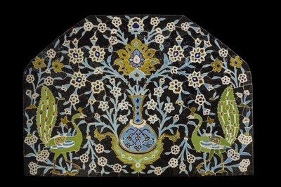 Pauwenpaneel. Iran, Isfahan (?) door William M. Timlin