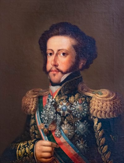 Pedro I van Brazilië en IV van Portugal. Portret. door Alec Hunter