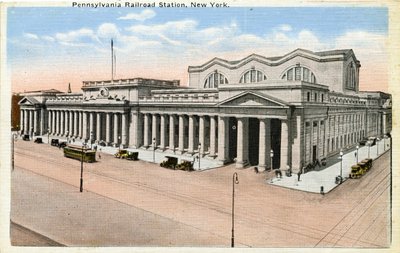 Pennsylvania treinstation, New York door Unbekannter Künstler
