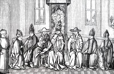 Peter de Kluizenaar, Paus Urbanus II en Simeon Patriarch van Jeruzalem door Unbekannt