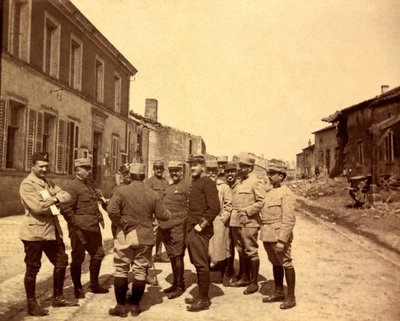 Foto uit een persoonlijk album van een infanterieluitenant tijdens de eerste maanden van de Eerste Wereldoorlog door Unbekannt