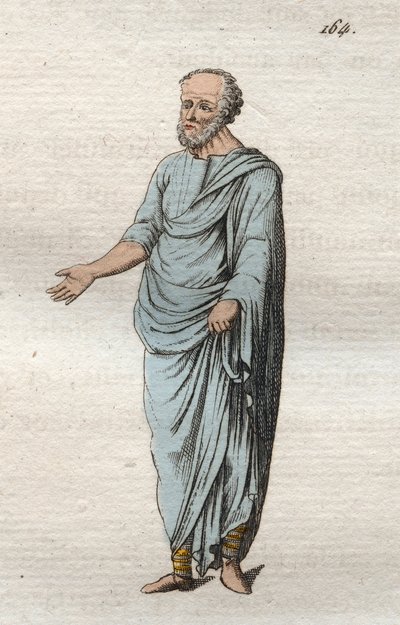 Fysiognomie - de Griekse filosoof Socrates door Unbekannt