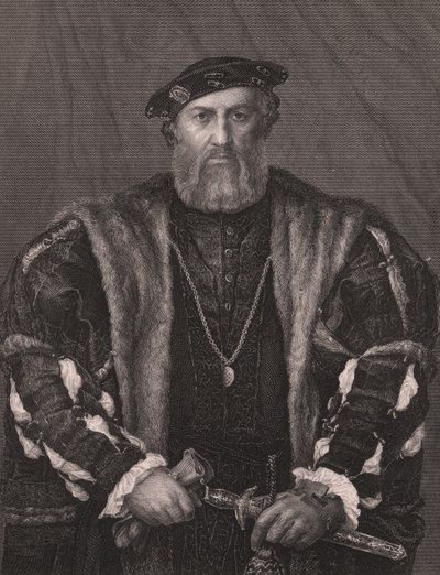Portret van Charles de Solier, Graaf van Morette, uit Payne