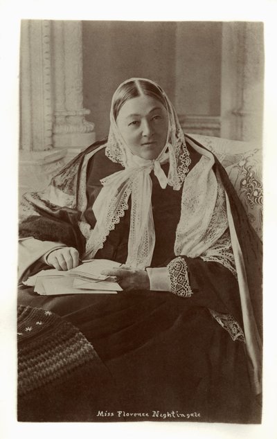 Portret van Florence Nightingale, gepubliceerd 1932 door Unbekannter Künstler