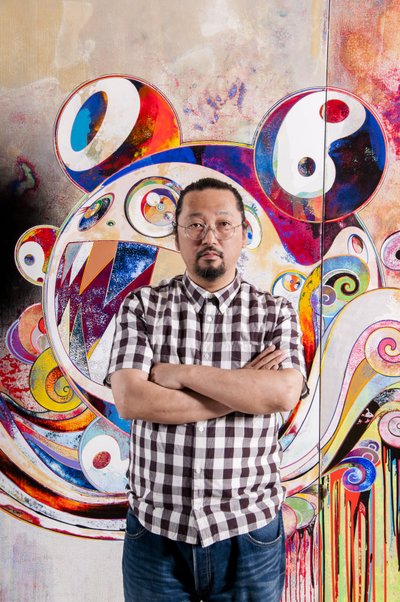 Portret van de Japanse kunstenaar Takashi Murakami, 2010 (foto) door Benjamin Baud