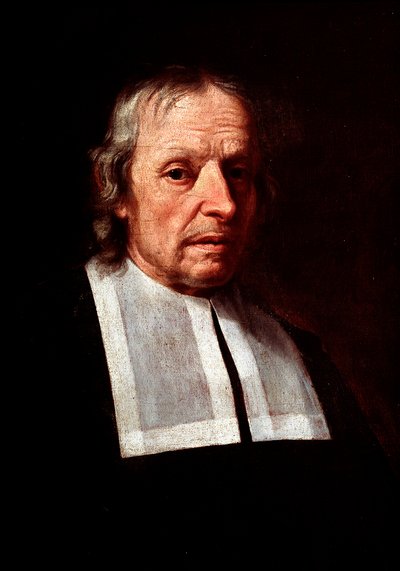 Portret van Marcello Malpighi, Italiaanse arts en bioloog door Unbekannter Künstler
