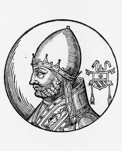Portret van Nicolaas III (Giovanni Gaetano Orsini) door William M. Timlin