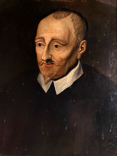 Portret van Ronsard. Priorij van Saint-Cosme, Touraine door Unbekannter Künstler