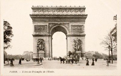 Ansichtkaart/Arc de Triomphe de l