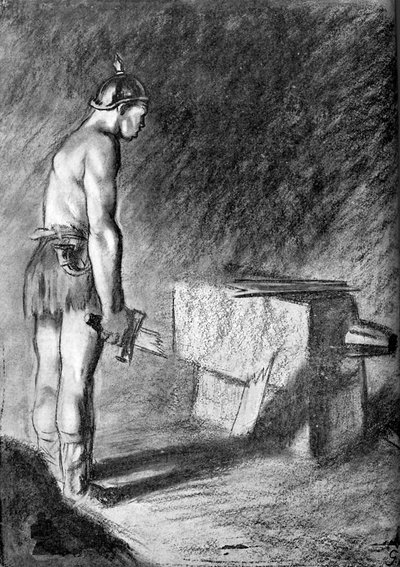 Pruisische militaire zwakte - Karikatuur uit de Eerste Wereldoorlog door Unbekannter Künstler