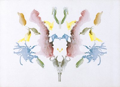 Psychologische tests Rorschach inktvlekkentest door Unbekannt