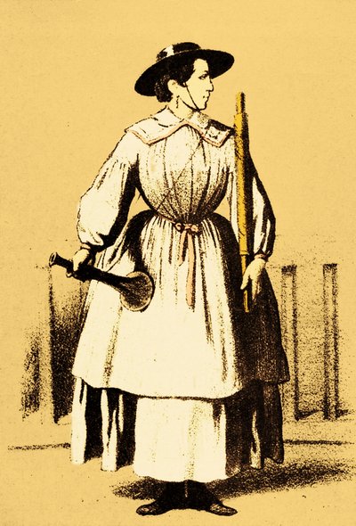 Spoorwegovergang bewaker, ca 1845 door Unbekannter Künstler