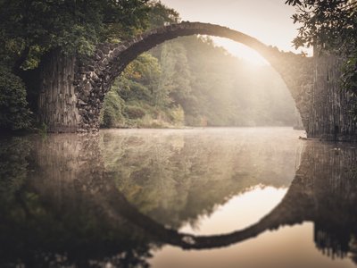 Rakotzbrücke - Studie 5, Saksen, Duitsland, 2015 door Leopold Blonder