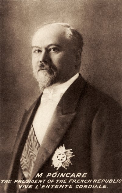 Raymond Poincaré - portret door Unbekannter Künstler