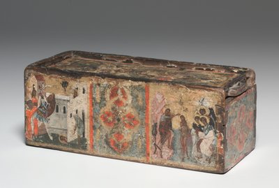 Reliekschrijn met Scènes uit het Leven van Johannes de Doper, 1300s door Unbekannt