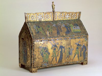 Reliekschrijn met scènes uit het leven van St. Valeria, Limoges, c.1175 door Unbekannt