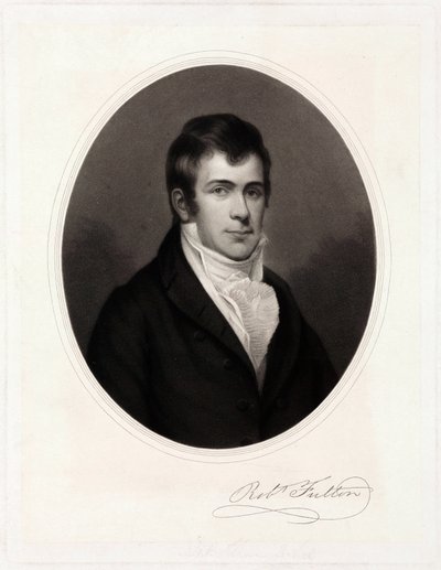 Robert Fulton, Amerikaanse uitvinder, ca. 1800 door Unbekannt