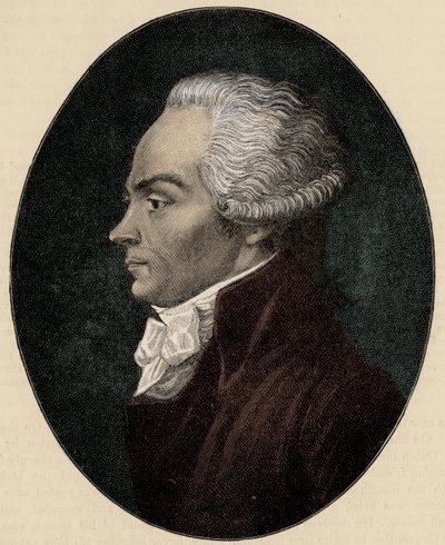 Robespierre - portret door Unbekannter Künstler