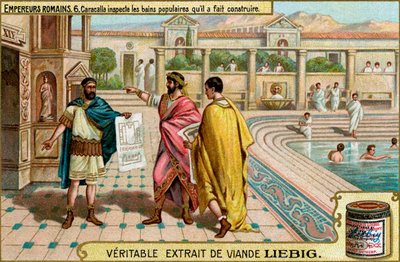Romeinse keizers - Liebig Vleesextract verzamelkaart door Unbekannter Künstler