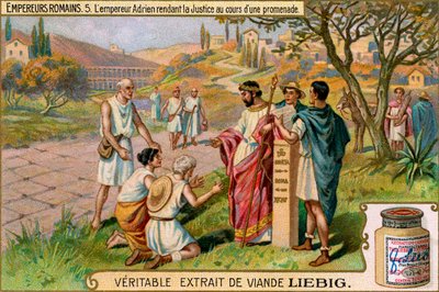 Romeinse Keizers - Liebig Vleesextract verzamelkaart door Unbekannter Künstler