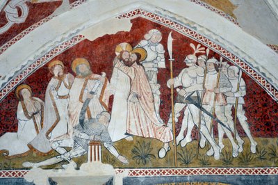 Romaanse kunst: Episode uit het leven van Christus (fresco) door Unbekannter Künstler