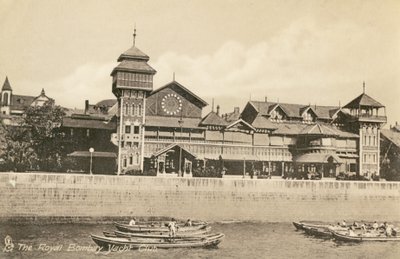 Royal Bombay Yacht Club RBYC, Bombay, ca. 1900 (foto) door Unbekannter Künstler