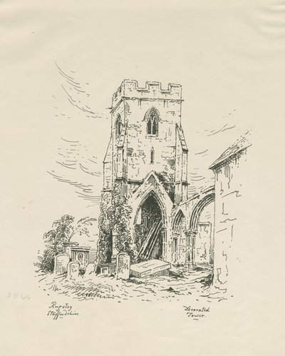 Rugeley Kerk door Unbekannt