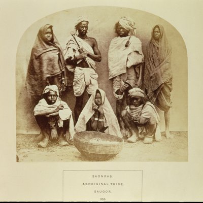 Saonras, een Aboriginal Stam uit Saugor, Centraal-India, nr. 355 uit 