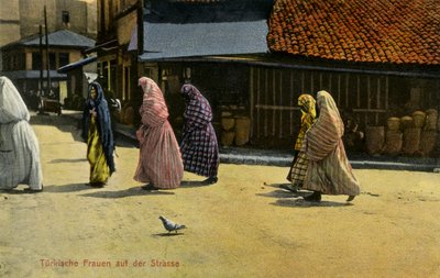 Sarajevo - gesluierde Turkse vrouwen door Unbekannter Künstler